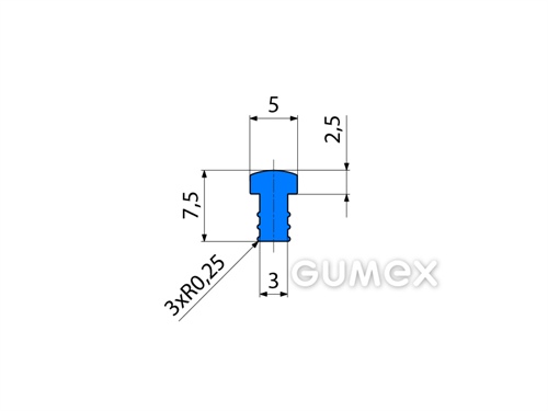 SILIKONPROFILE T-FORM